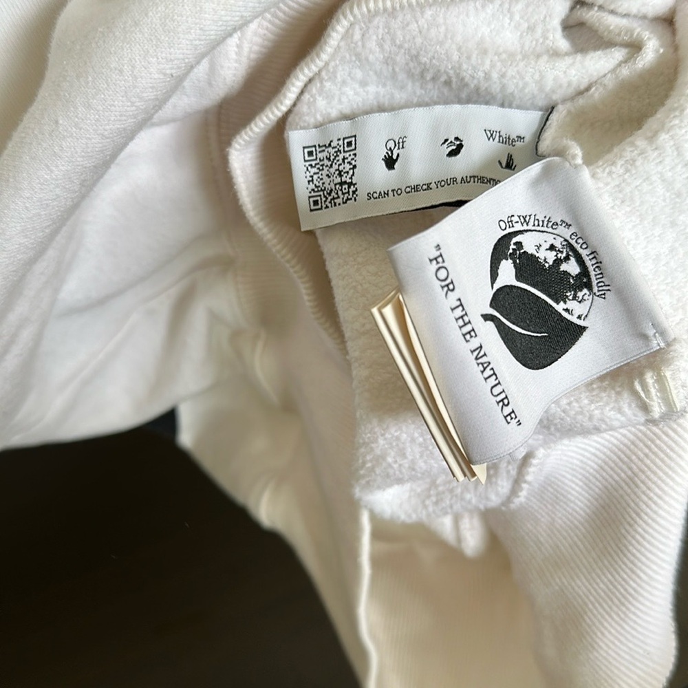 off white crew neck - Picture 3 of 9
